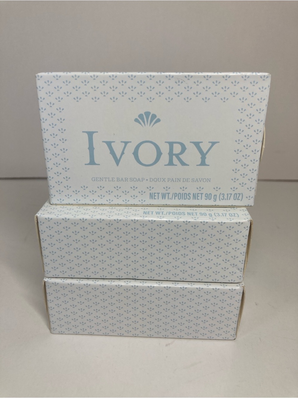 New Lot of 3 Ivory Gentle Bar Soap 90g 3.17oz Original Scent